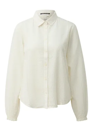 qs - Bluse creme - Gr. - 34
