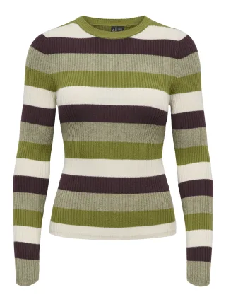 ONLY - ONLIBI LS O-NECK RIB CC KNT - Gr. - L
