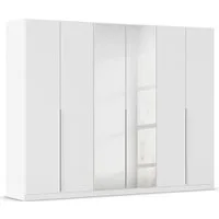 OTTO home Drehtürenschrank Kleiderschrank Schrank Garderobe AGORDO mit Dekor- oder Hochglanzfront (in zwei Griff-Farben, Breiten 91-405 cm) durchdachte Innenausstattung, in 8 Breiten und 2 Höhen MADE IN GERMANY