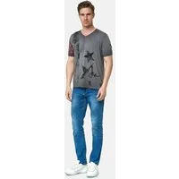 Rusty Neal T-Shirt mit V-Neck