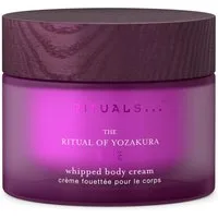 Rituals Körpercreme The Ritual of Yozakura Whipped Body Cream – 220 ml, Glas, 1-tlg., Whipped Body Cream – 48 h Feuchtigkeit, Kirsche & Reis, Nachfüllbar