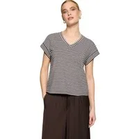 Zero Kurzarmshirt Damen mit V-Ausschnitt (1-tlg) Material