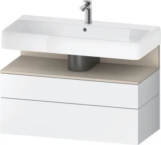 Duravit Qatego Waschtischunterbau wandhängend Weiß Matt 990x470x590 mm - QA4395083180000 QA4395083180000