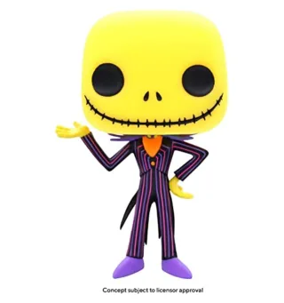 Funko POP Disney: The Nightmare Before Christmas - Blacklight- Jack