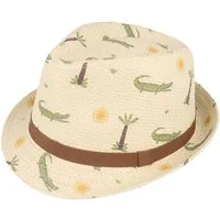 MAXIMO Strohhut KIDS BOY-Trilby Alligator (1-St)