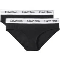 Calvin Klein Underwear Brasilslip 2PK BIKINI (Packung, 2-St., 2er-Pack) mit Logobund