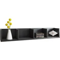 VCM Wandregal Holz Wandregal Hängeregal Wandboard Regal Honsa, 1-tlg., 15x97x17cm CD DVD Aufbewahrung