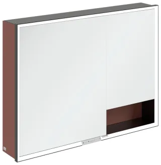 Villeroy & Boch Aufputz-Spiegelschrank My View+ B48110 1000x750x168mm m. Bel. Wine Red B48110AH