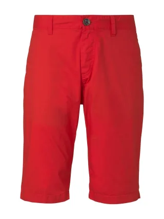 Tom Tailor - Josh Regular Slim Chino-Shorts brilliant red - Gr. - 32