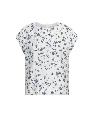 msch copenhagen - MSCHFalisha SL Top AOP Oceana Flower - Gr. - XS
