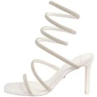 LIPSY Lipsy verzierte Satin-Sandaletten, Brautmode Sandalette (1-tlg)
