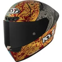 KYT Motorradhelm KX-1 Race GP Bastianini IDN Replica 2023 Helm, Atmungsaktiv