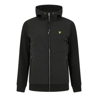 Lyle & Scott - "Hybrid" Kapuzenjacke für Herren (Samtschwarz)