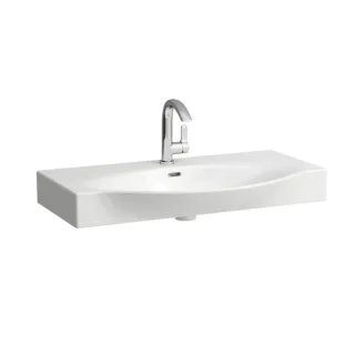 LAUFEN Palace Waschtisch 8117020001041 90 x 51 cm, weiß, Überlauf, 1 Hahnloch