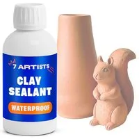 7 Artists Klarlack 7 Artists Tondicht - Ton Versiegelung Transparent für Bastelton, 125 ml, 250 ml
