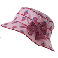 YSABEL MORA Sonnenhut Ysabel Mora Baby Mädchen Hut Mütze Erdbeere rosa
