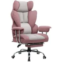GTPLAYER Gaming-Stuhl Gaming Stuhl, Gamer Stuhl, Ergonomischer Bürostuhl Stoffoberfläche (Packung), Schreibtischstuhl Chefsessel mit Fußstütze höhenverstellbar kunstleder