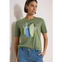 CECIL Kurzarmshirt Sommershirt mit Print
