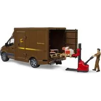 Bruder® Spielzeug-Auto Spielfahrzeug Logistik MB Sprinter UPS mit Fahrer und Zubehör 02678