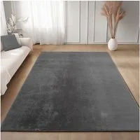 Carpettex Veloursteppich Unicolor - Einfarbig, Läufer, Höhe: 11 mm, Perfekt geeignet für Wohnzimmer, Schlafzimmer,Küche,Kinderzimmer