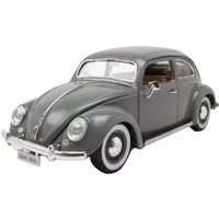 Bburago Modellauto VW Käfer 1955 grau, Maßstab 1:18