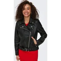ONLY Lederimitatjacke ONLMILLE FAUX LEATHER BIKER JACKET OTW