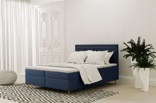 Boxspringbett Schlafzimmerbett LUCIEN 200x200cm in div. Farbvarianten