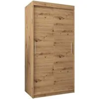 ABIKS MÖBEL Schwebetürenschrank Tokyo Schlafzimmer Kleiderschrank - Schiebetüren Kleiderstange Regalen