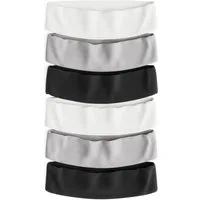 greate. Haarband 6er Set Haarbänder Damen & Herren - Elastisches Haarband, Stirnband, 6-tlg.
