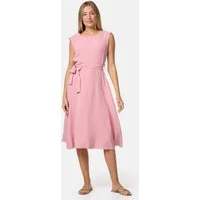 Rayshyne Midikleid PM-26 (Ärmelloses Sommerkleid Dress mit Bindeband in Einheitsgröße)