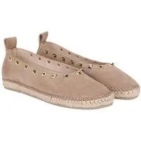 Desa Damen-Slipper aus Wildleder mit Naturkautschuksohle – bequem, lässig Slipper