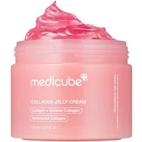 Medicube Tagescreme Collagen Jelly Cream 50ml – Straffende Feuchtigkeitspflege mit 98% Hydrolysiertem Kollagen, Niacinamid, Squalan, Korean Skincare