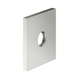 Keuco Wandrosette IXMO 59545, eckig 105x105 mm, Edelstahl-finish, 59545060092 59545060092