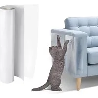 Agger Kratzmatte Kratzfolie Katzen Selbstklebend, Katzen Kratzschutz Sofa Transparent, Kratzschutz Wand, Kratzschutzfolie, Couch Kratzschutz Katze