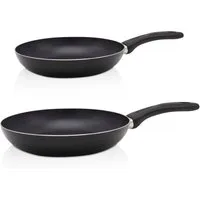 Krüger Pfannen-Set Aluminium Pfannen-Set DELPHI 2 tlg. (16 + 24 cm), Aluminium (Set, 2-tlg., 1x Bratpfanne Ø 16 cm (H. 4,5 cm), 1x Bratpfanne Ø 24 cm (H. 4,5 cm)
