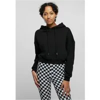 URBAN CLASSICS Kapuzenpullover Ladies Cropped Heavy Hoody