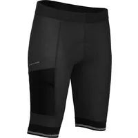 Fahrradhose KEMI COMFORT Bermuda (mit Sitzpolster) Herren Radshorts, bielastisch, tight, Normalgrößen, schwarz
