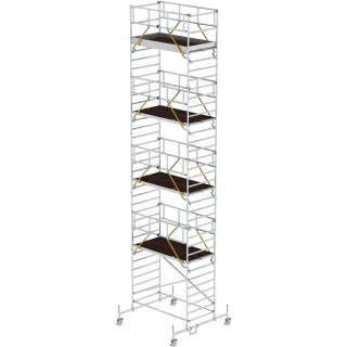 Munk Rollgerüst SG 1,35 x 2,45 m mit Fahrbalken & Doppel-Plattform - 174937