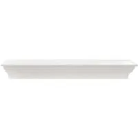 Grafelstein Wandregal Wandregal SPRINGFIELD weiß Holz 91cm Wandleiste Regal Stuckleiste Bild