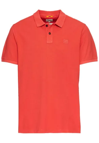 camel active - Kurzarm Poloshirt aus Baumwolle rot - Gr. - L