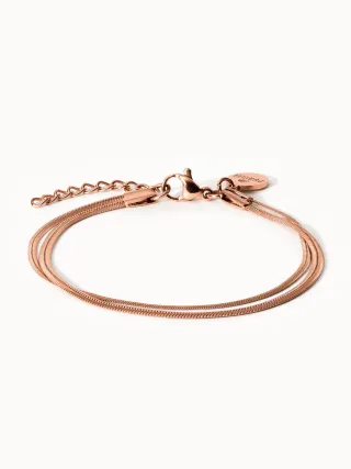 PURELEI Two Layers Armband, verstellbare Länge