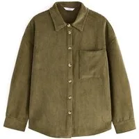 Next Langarmhemd Langärmelige Hemdjacke aus Kord (1-tlg)