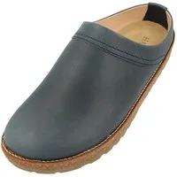 Haflinger Travel Classic Lederpantolette aus Veloursleder Unisex Hausschuh