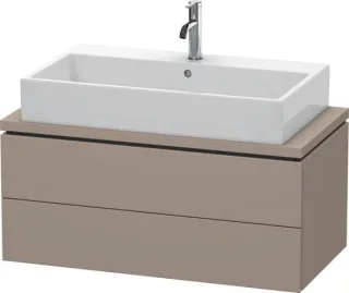 Duravit L-Cube Konsolenwaschtischunterbau wandhängend Basalt Matt 920x477x400 mm - LC580804343 LC580804343