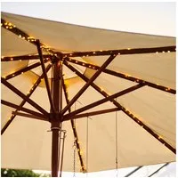 Sirius Home A/S LED-Lichterkette Knirke Sonnenschirm Solar