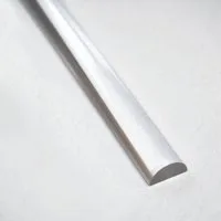 WITEN&NOCK Duschdichtung Acryldichtung Acrylstab Wasserabweiser Halbrundstab Schwallschutz, L: 80 cm, L: 80 - 200 cm