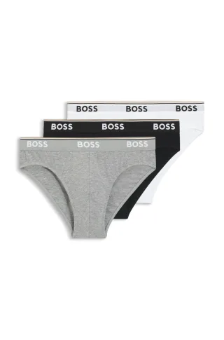 BOSS Menswear Black - Brief 3P Power Assorted-Pre-Pack - Gr. - L
