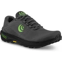 Topo Terraventure 4 (Trail, breitere Zehenbox) dunkelgrau/grün Herren Laufschuh