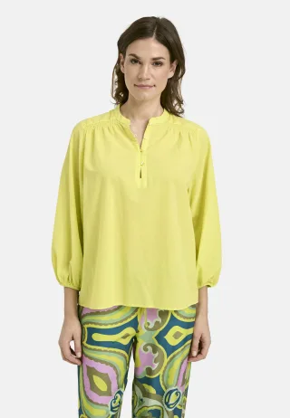 Smith&Soul - Voluminous Voile Blouse lime - Gr. - XS