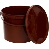 BENBOW Putzeimer Eimer mit Deckel 30 20 10 5 3 1 0,5 L Viele Farben Lebensmittelecht, (1-tlg., PZH-, BRC- und DIN-ISO-zertifiziert), für Lebensmittel, Farben, Chemikalien